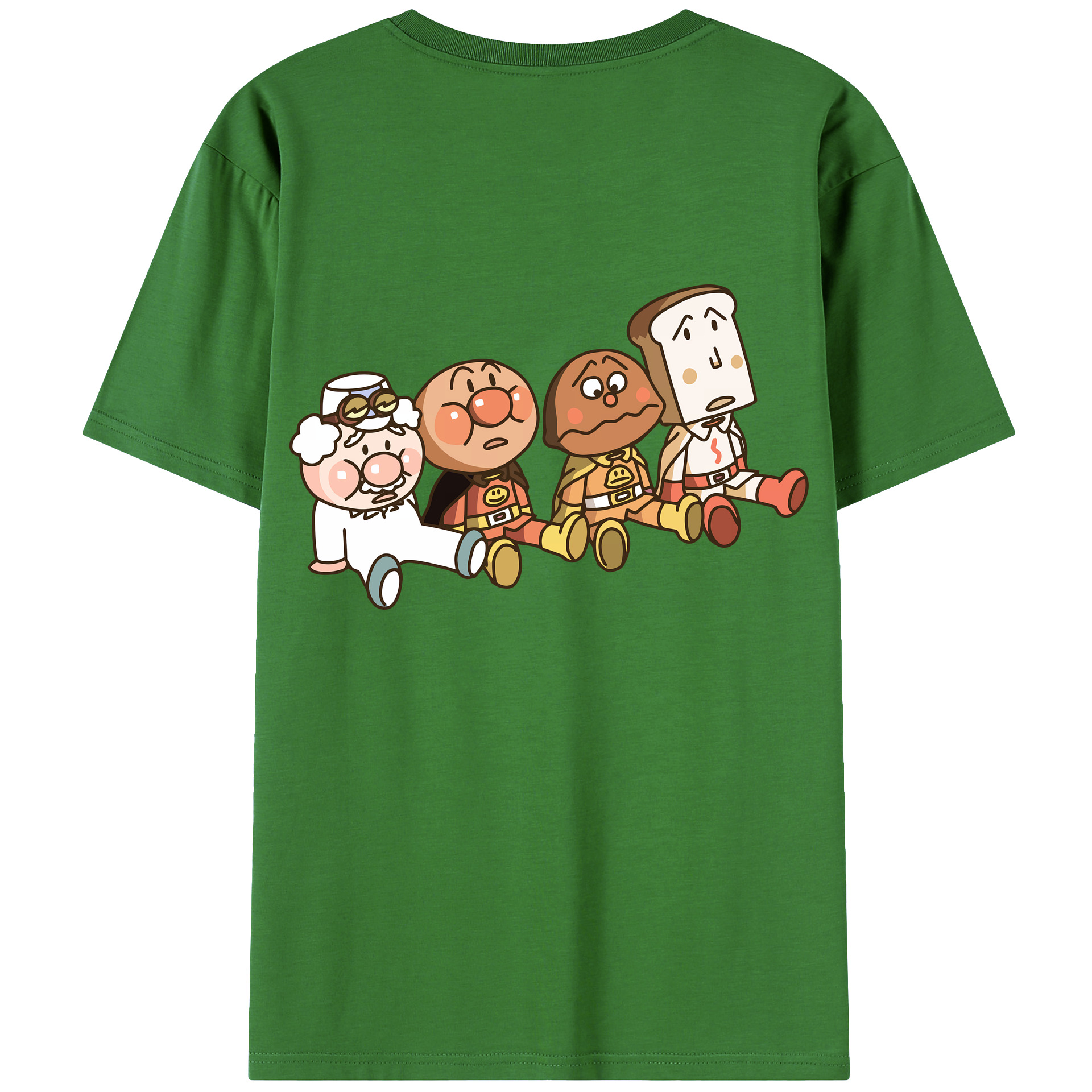 アンパンマン Anpanman レディース半袖Tシャツ(バックプリント)